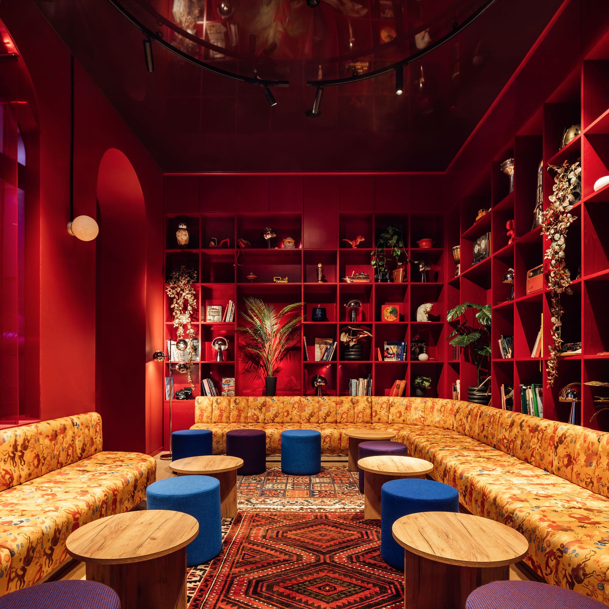 Library Lounge hos Hobo Hotel Oslo.